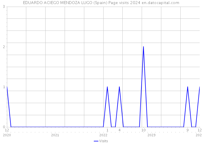 EDUARDO ACIEGO MENDOZA LUGO (Spain) Page visits 2024 