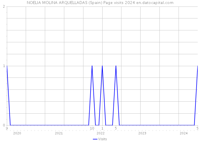 NOELIA MOLINA ARQUELLADAS (Spain) Page visits 2024 