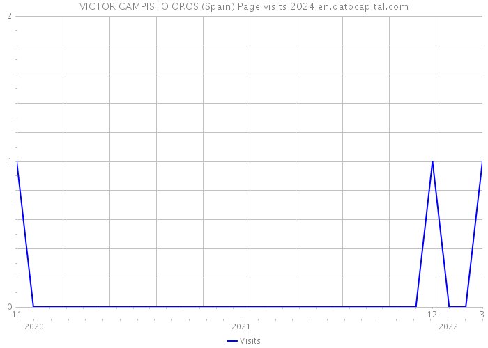 VICTOR CAMPISTO OROS (Spain) Page visits 2024 