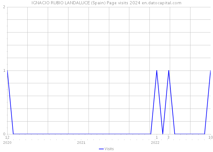 IGNACIO RUBIO LANDALUCE (Spain) Page visits 2024 