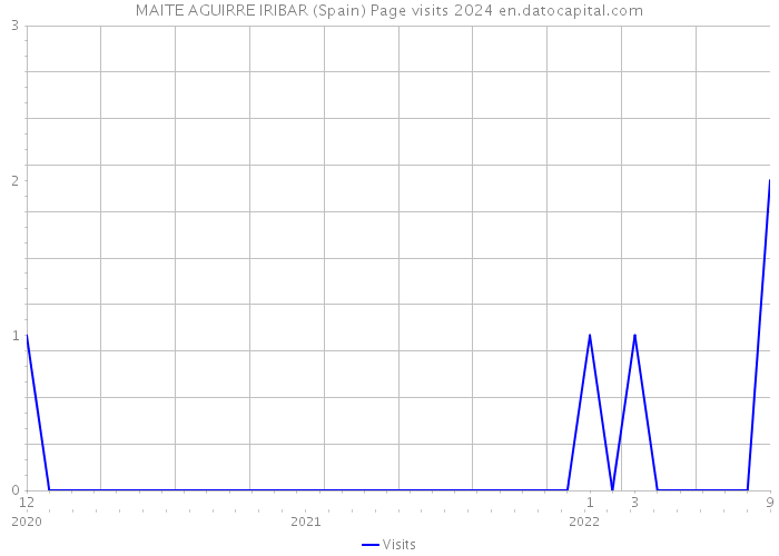 MAITE AGUIRRE IRIBAR (Spain) Page visits 2024 