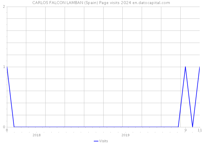 CARLOS FALCON LAMBAN (Spain) Page visits 2024 