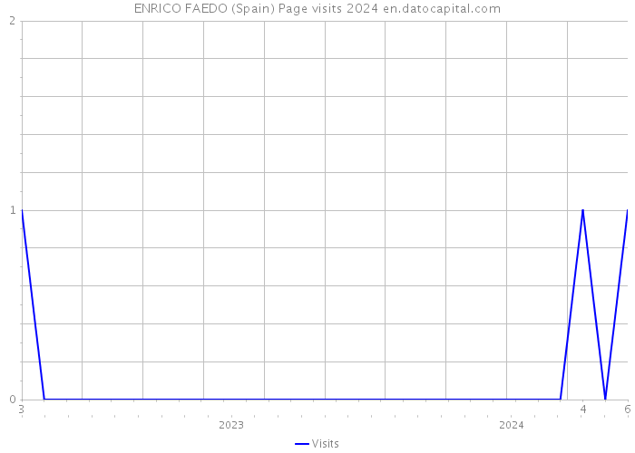 ENRICO FAEDO (Spain) Page visits 2024 