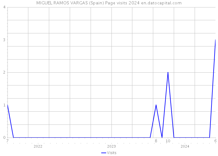MIGUEL RAMOS VARGAS (Spain) Page visits 2024 