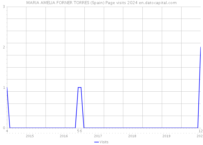 MARIA AMELIA FORNER TORRES (Spain) Page visits 2024 