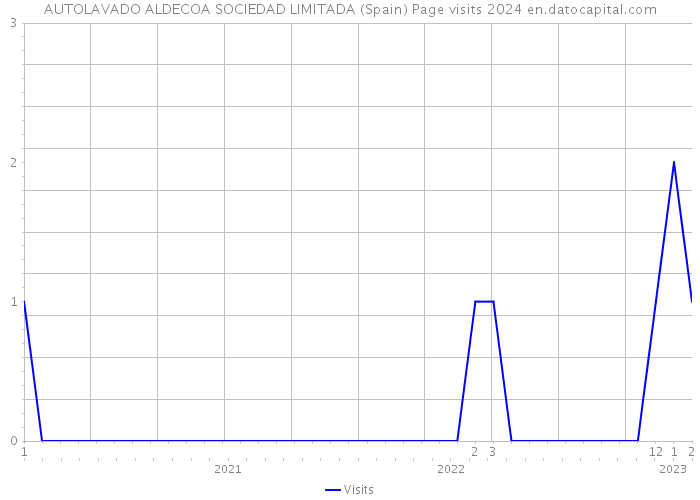 AUTOLAVADO ALDECOA SOCIEDAD LIMITADA (Spain) Page visits 2024 