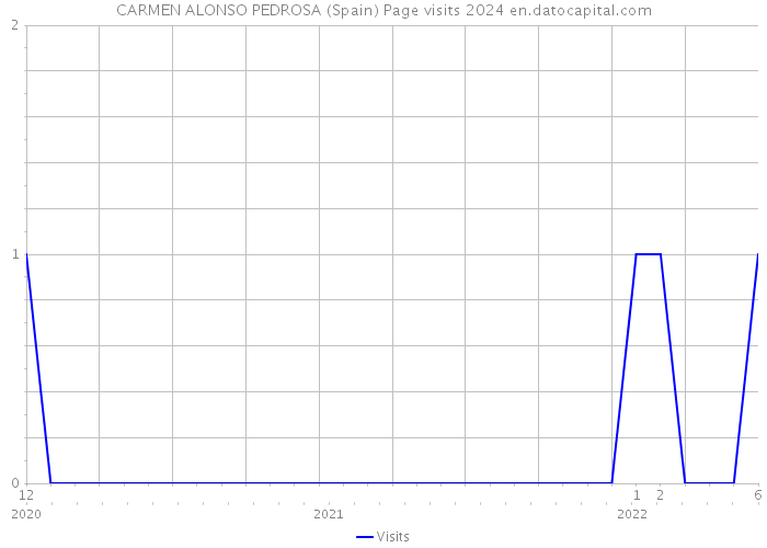 CARMEN ALONSO PEDROSA (Spain) Page visits 2024 