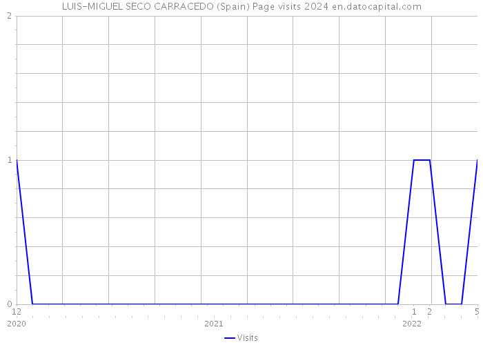 LUIS-MIGUEL SECO CARRACEDO (Spain) Page visits 2024 