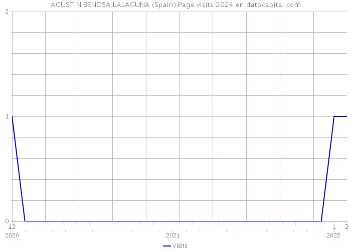 AGUSTIN BENOSA LALAGUNA (Spain) Page visits 2024 