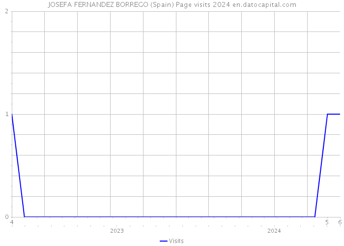 JOSEFA FERNANDEZ BORREGO (Spain) Page visits 2024 