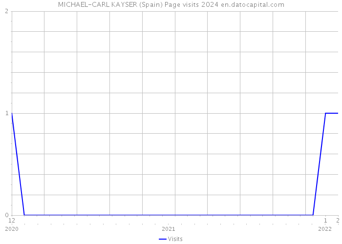 MICHAEL-CARL KAYSER (Spain) Page visits 2024 