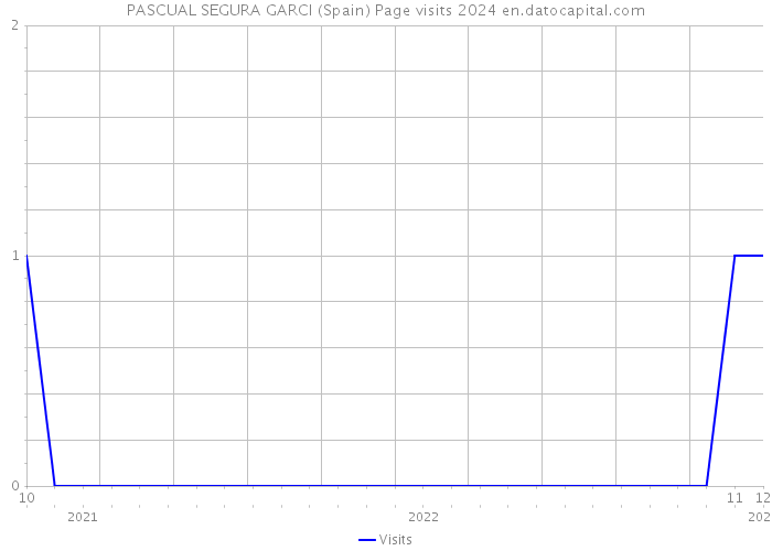 PASCUAL SEGURA GARCI (Spain) Page visits 2024 