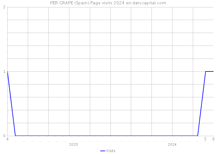 PER GRAPE (Spain) Page visits 2024 