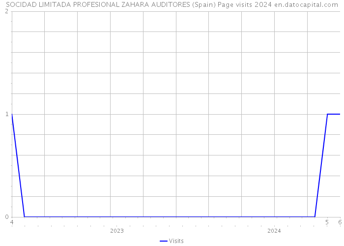 SOCIDAD LIMITADA PROFESIONAL ZAHARA AUDITORES (Spain) Page visits 2024 