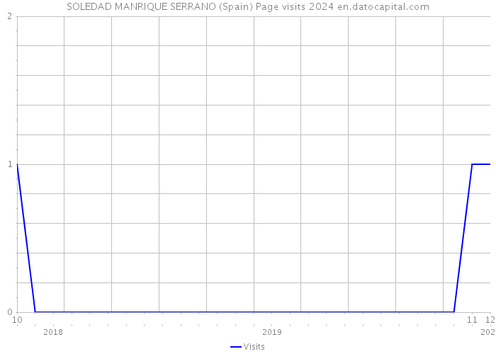 SOLEDAD MANRIQUE SERRANO (Spain) Page visits 2024 