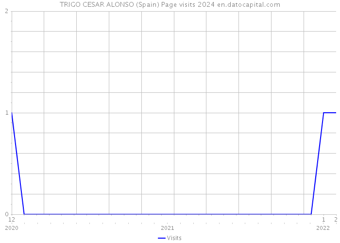 TRIGO CESAR ALONSO (Spain) Page visits 2024 