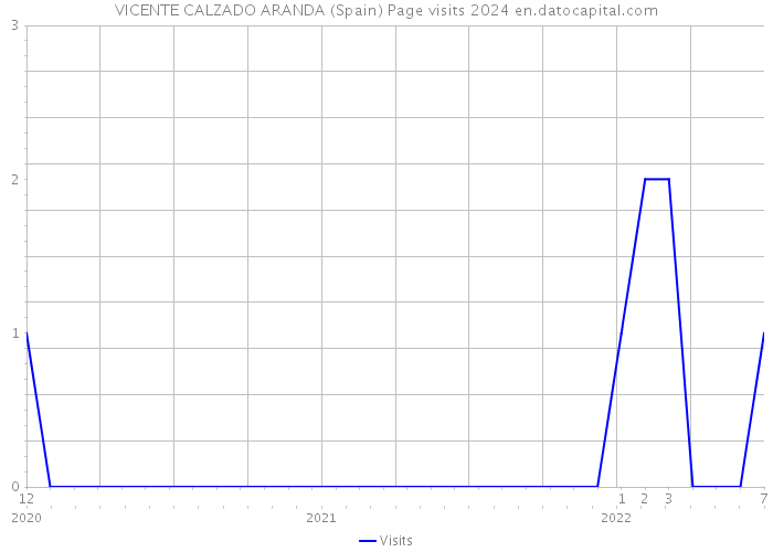VICENTE CALZADO ARANDA (Spain) Page visits 2024 