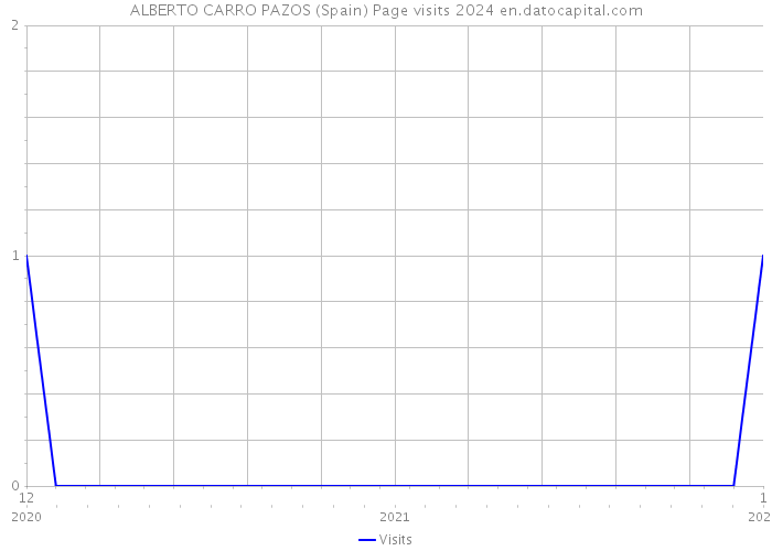 ALBERTO CARRO PAZOS (Spain) Page visits 2024 