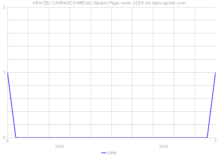 ARACELI CARRASCO MEGAL (Spain) Page visits 2024 