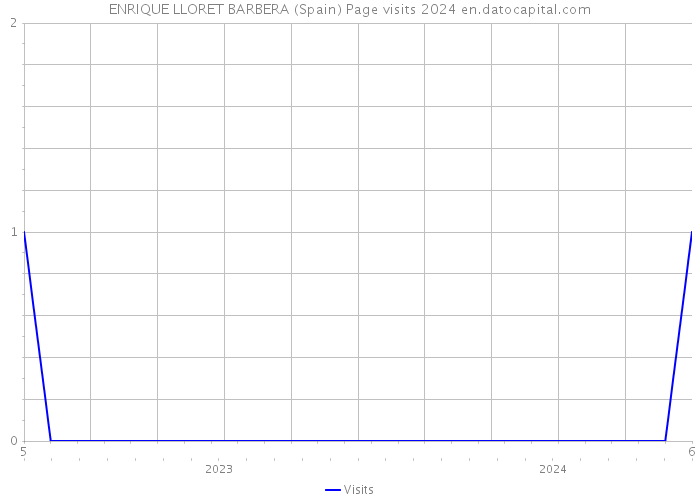 ENRIQUE LLORET BARBERA (Spain) Page visits 2024 