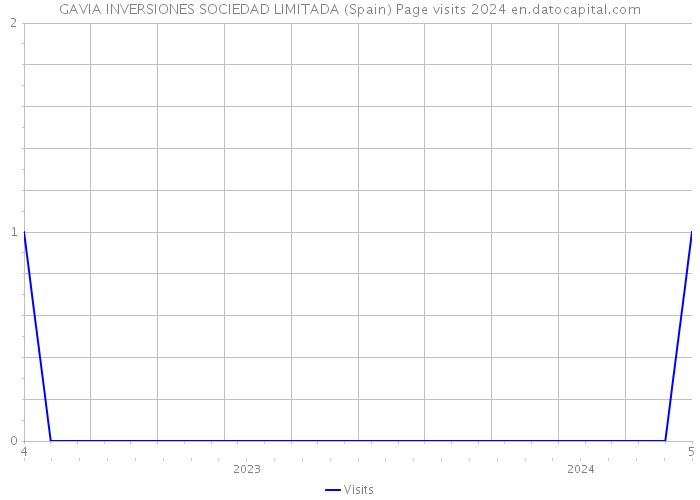 GAVIA INVERSIONES SOCIEDAD LIMITADA (Spain) Page visits 2024 