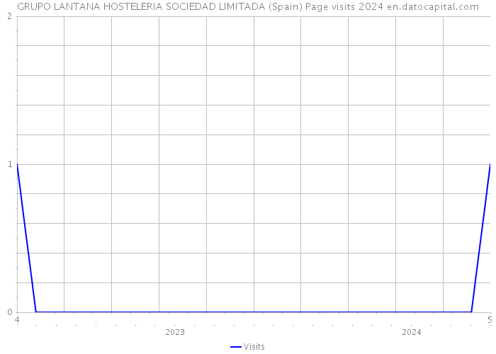 GRUPO LANTANA HOSTELERIA SOCIEDAD LIMITADA (Spain) Page visits 2024 