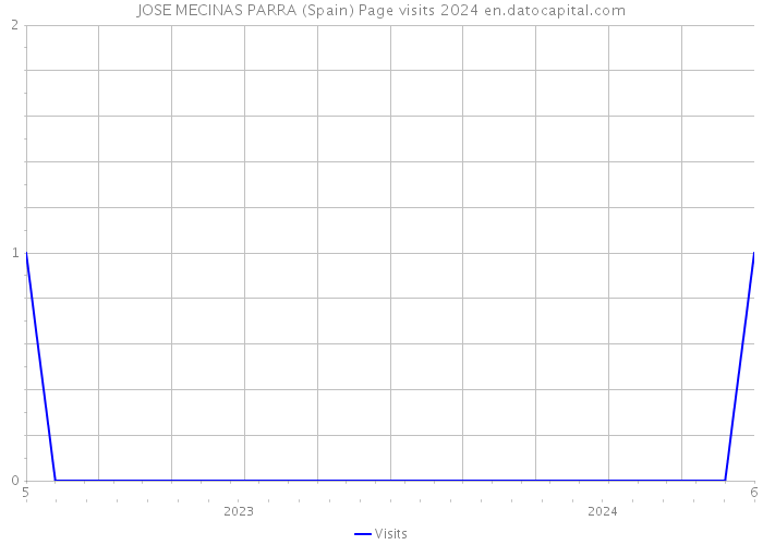 JOSE MECINAS PARRA (Spain) Page visits 2024 