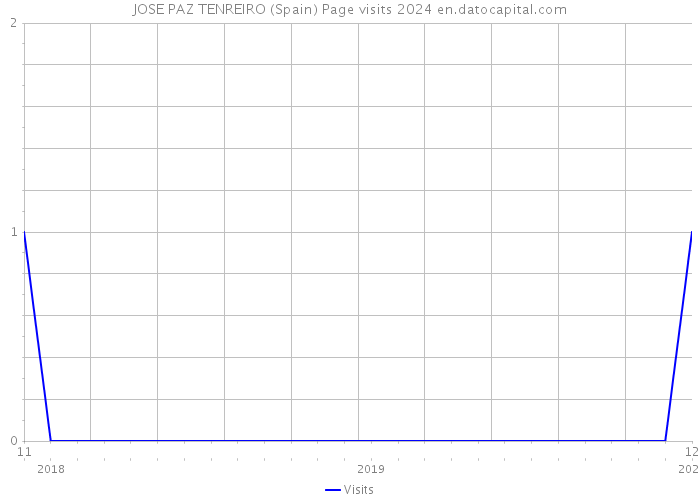 JOSE PAZ TENREIRO (Spain) Page visits 2024 