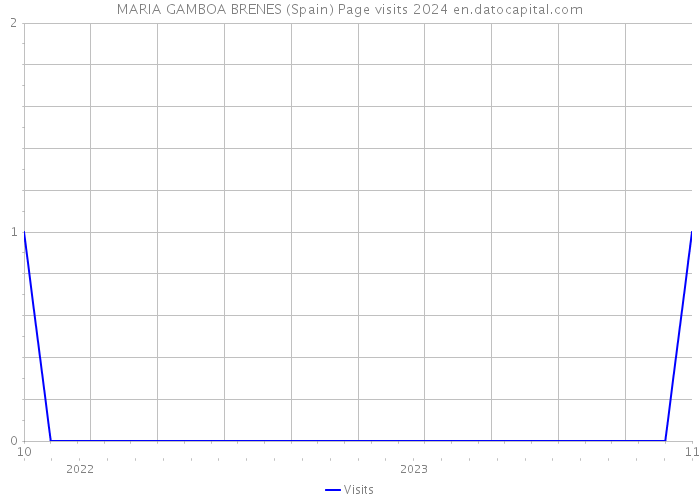 MARIA GAMBOA BRENES (Spain) Page visits 2024 