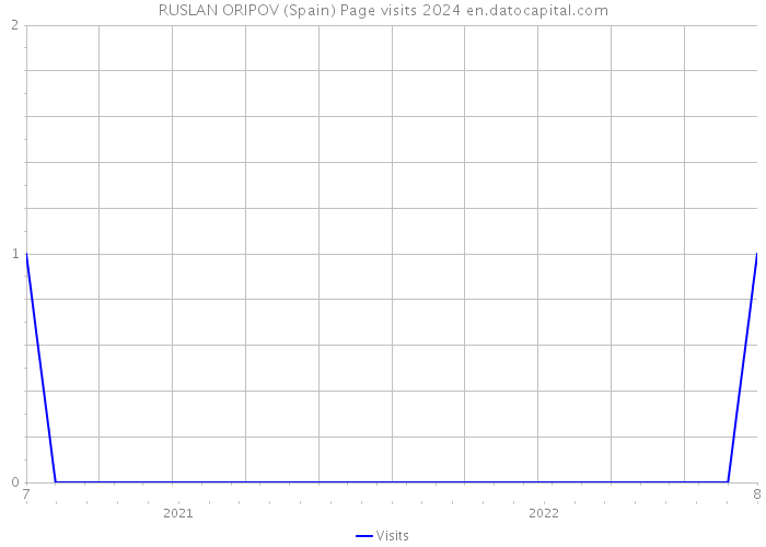RUSLAN ORIPOV (Spain) Page visits 2024 