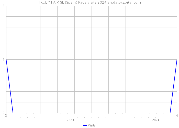 TRUE ª FAIR SL (Spain) Page visits 2024 