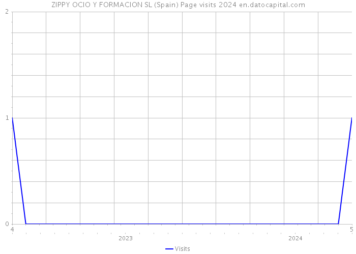 ZIPPY OCIO Y FORMACION SL (Spain) Page visits 2024 
