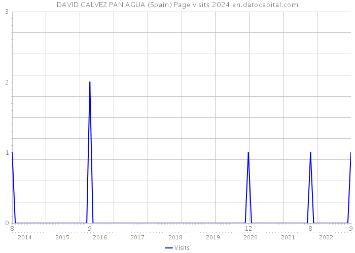 DAVID GALVEZ PANIAGUA (Spain) Page visits 2024 