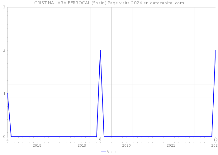 CRISTINA LARA BERROCAL (Spain) Page visits 2024 