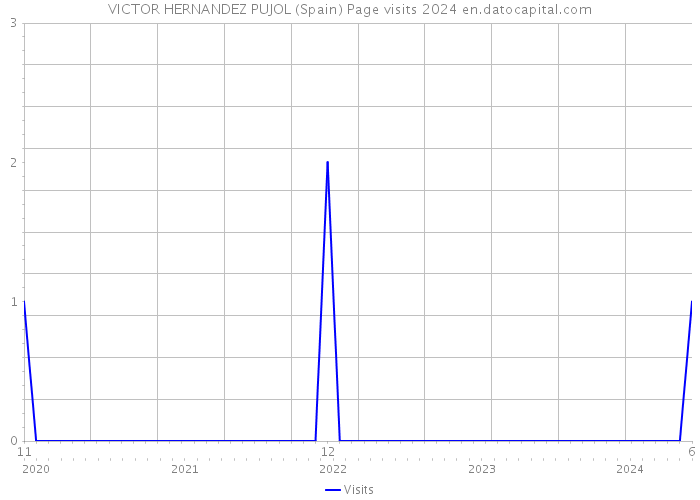 VICTOR HERNANDEZ PUJOL (Spain) Page visits 2024 