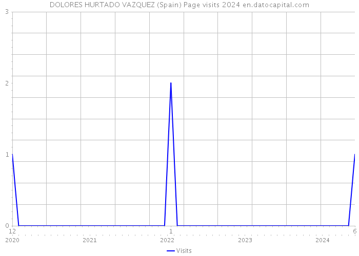 DOLORES HURTADO VAZQUEZ (Spain) Page visits 2024 