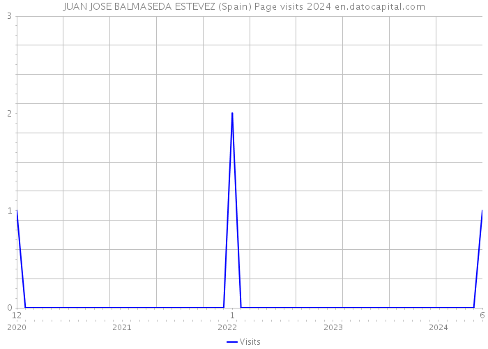 JUAN JOSE BALMASEDA ESTEVEZ (Spain) Page visits 2024 