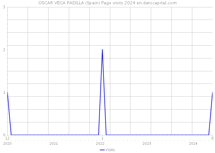 OSCAR VEGA PADILLA (Spain) Page visits 2024 