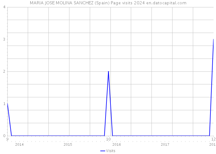 MARIA JOSE MOLINA SANCHEZ (Spain) Page visits 2024 