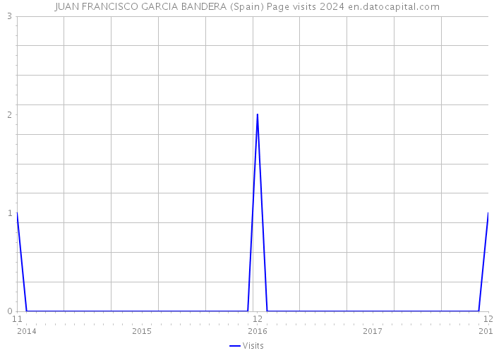 JUAN FRANCISCO GARCIA BANDERA (Spain) Page visits 2024 