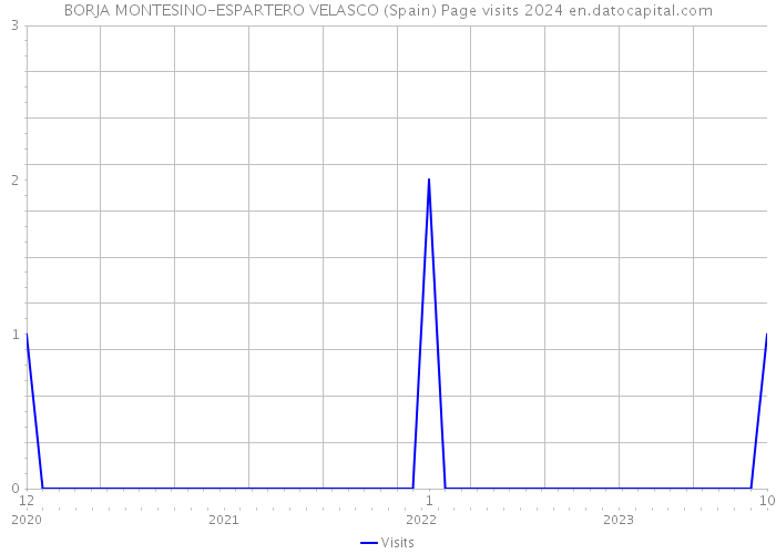 BORJA MONTESINO-ESPARTERO VELASCO (Spain) Page visits 2024 