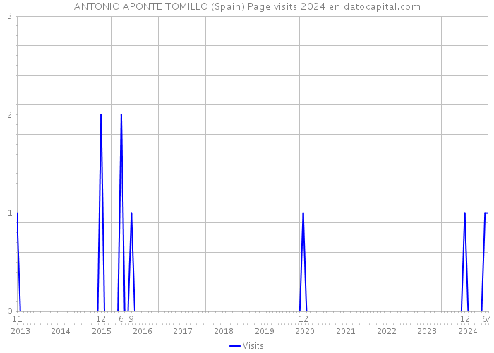 ANTONIO APONTE TOMILLO (Spain) Page visits 2024 