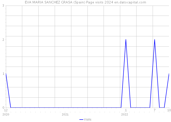 EVA MARIA SANCHEZ GRASA (Spain) Page visits 2024 