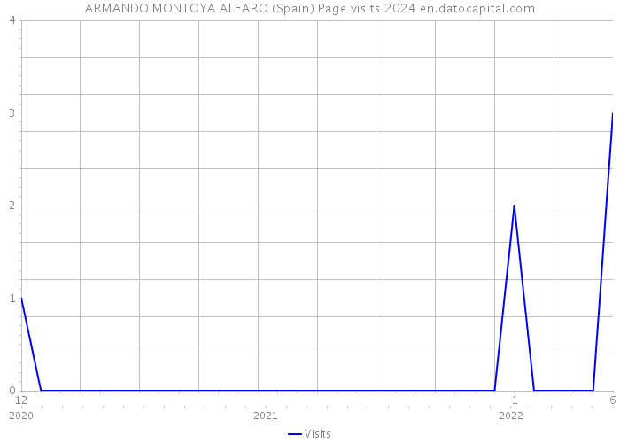 ARMANDO MONTOYA ALFARO (Spain) Page visits 2024 