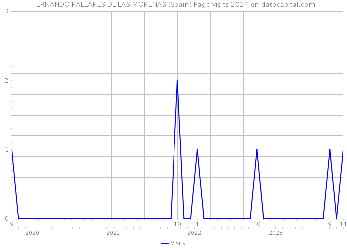 FERNANDO PALLARES DE LAS MORENAS (Spain) Page visits 2024 