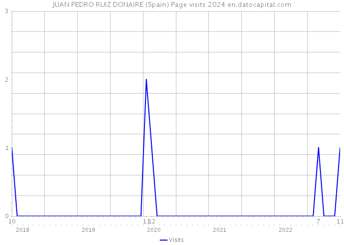 JUAN PEDRO RUIZ DONAIRE (Spain) Page visits 2024 