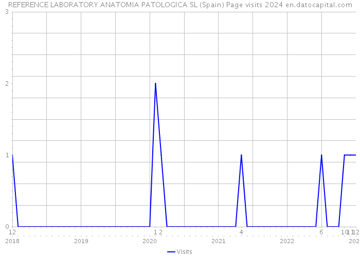 REFERENCE LABORATORY ANATOMIA PATOLOGICA SL (Spain) Page visits 2024 