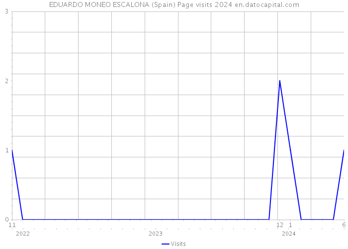 EDUARDO MONEO ESCALONA (Spain) Page visits 2024 