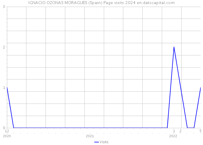 IGNACIO OZONAS MORAGUES (Spain) Page visits 2024 