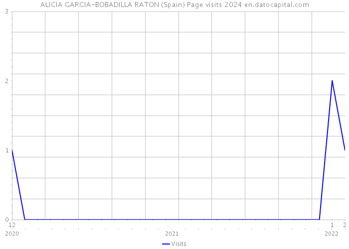 ALICIA GARCIA-BOBADILLA RATON (Spain) Page visits 2024 